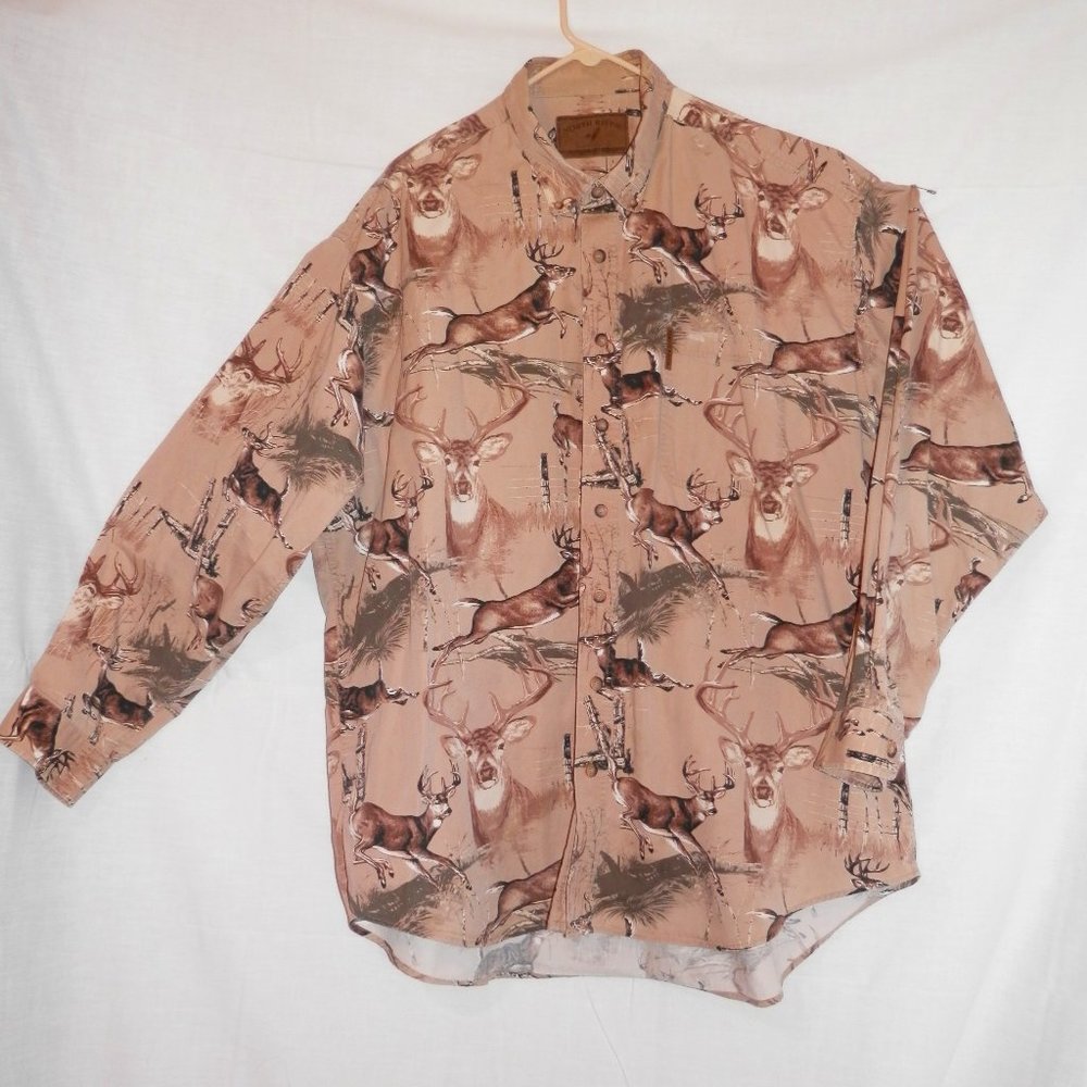 North River Outfitters 2XLT Mens Camo Deer Buck Sh